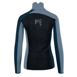 Varm trøye for kvinner Karpos Federa Half-Zip W Fleece Vulcan/Vårlys/midnatt
